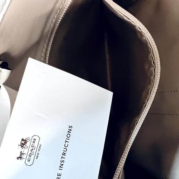 Coach Shoulder Bag Purse Reptile Tote Charlie Embossed Python Leather F28723 - Picture 10 of 16